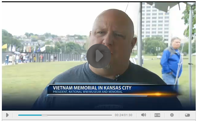 Traveling Vietnam Wall display has emotional impact for Kansas C   KCTV5